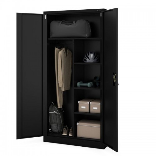 DAWID majapidamiskapp, 900 x 1850 x 450 mm, must