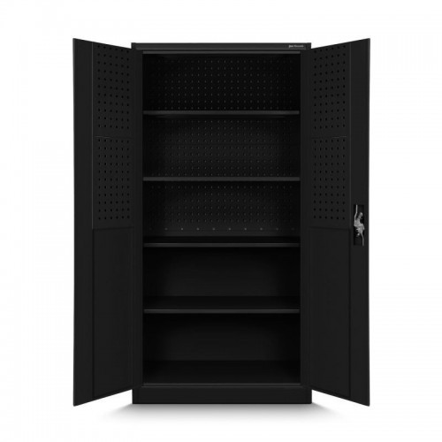 BRUNO tööriistakapp, 920 x 1850 x 500 mm, must