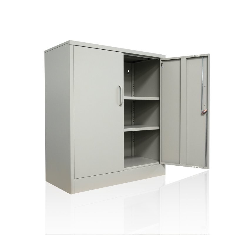 Metallist külgkapp Universaalne hoiukapp Stefan, hall