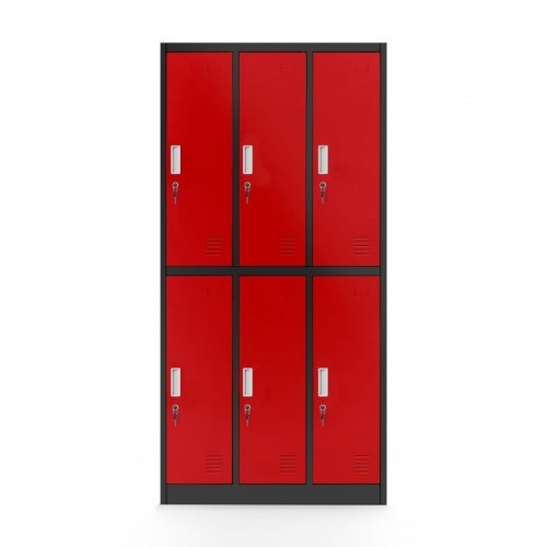 JAN NOWAK 6-ukseline OHS riidekapp IGOR: antratsiitpunane