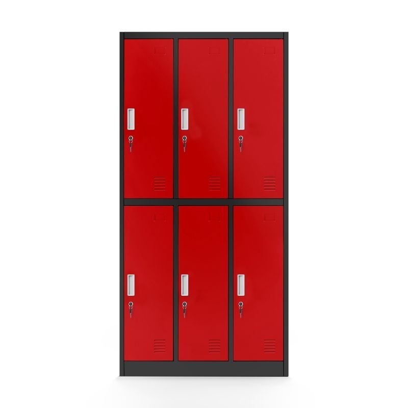 JAN NOWAK 6-ukseline OHS riidekapp IGOR: antratsiitpunane