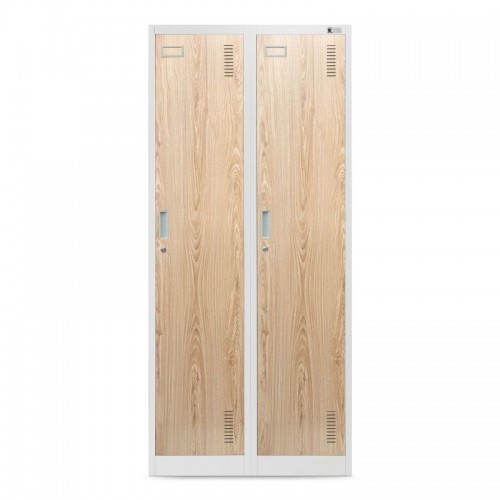 JAN NOWAK Eco Design 6-ukseline OHS hoiukapp KACPER: valge/sonoma tamm