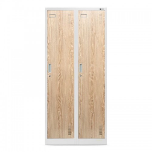 JAN NOWAK Eco Design 6-ukseline OHS hoiukapp KACPER: valge/sonoma tamm