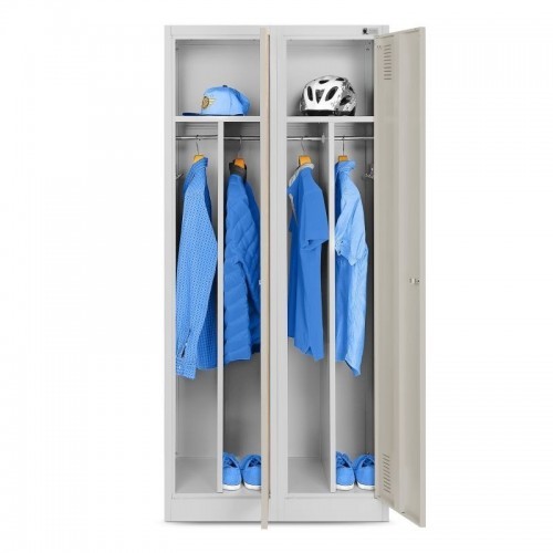 JAN NOWAK Eco Design 6-ukseline OHS hoiukapp KACPER: valge/sonoma tamm