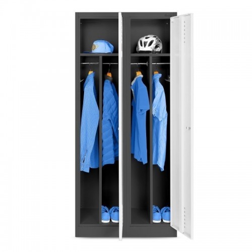 JAN NOWAK 4-sektsiooniga OHS riidekapp KACPER: antratsiitvalge