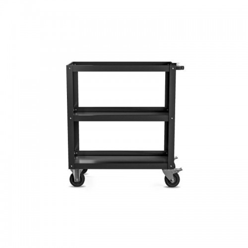 Must ratastega tööriistakäru HUGO All Black 700 x 816 x 400 mm