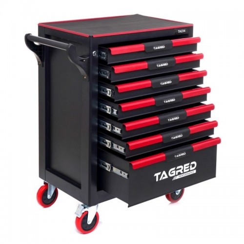 Tööriistakapp, töökojakäru TAGRED TA234, 7 sahtlit