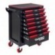 Tööriistakapp, töökojakäru TAGRED TA234, 7 sahtlit