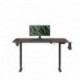 Laud ROB, elektriliselt kõrguse reguleeritav, 1400 x 720 x 600 mm, must/pähkel