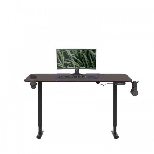 Laud ROB, elektriliselt kõrguse reguleeritav, 1400 x 720 x 600 mm, must/pähkel