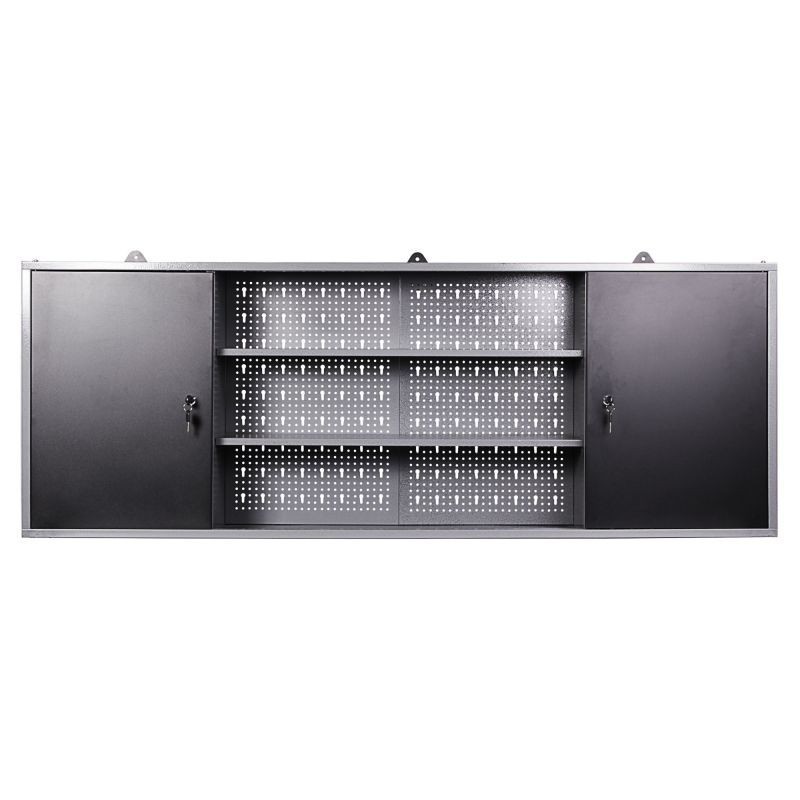 Töökojakapp 160 cm Schwarz