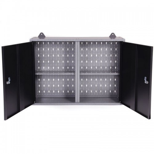 Töökojakapp 2 uksega, must