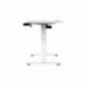 Reguleeritava kõrgusega kirjutuslaud ROB, 1400 x 720 x 600 mm, valge