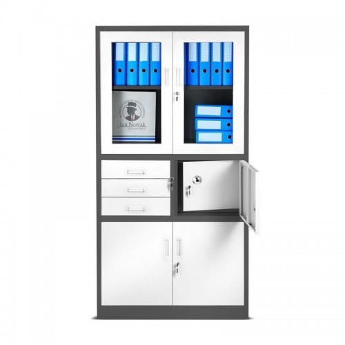 JAN NOWAK metallist kontorikapp seifiga FILIP: antratsiitvalge