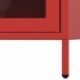 Väikese elutoa GINA vitriinkapp, 800 x 1015 x 400 mm, moodne: punane