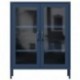 Väike elutoa vitriinkapp GINA, 800 x 1015 x 400 mm, moodne: tumesinine
