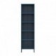 Kõrge raamaturiiul MARIO, 500 x 1800 x 350 mm, moodne: tumesinine