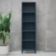 Kõrge raamaturiiul MARIO, 500 x 1800 x 350 mm, moodne: tumesinine