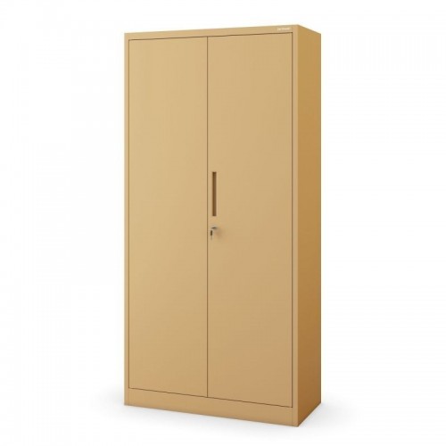 Lukustatav kontorikapp JAN, 900 x 1850 x 400 mm, värske stiil: beež