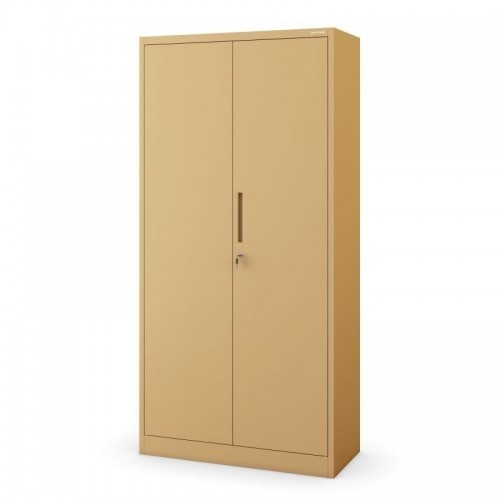 Lukustatav kontorikapp JAN, 900 x 1850 x 400 mm, värske stiil: beež