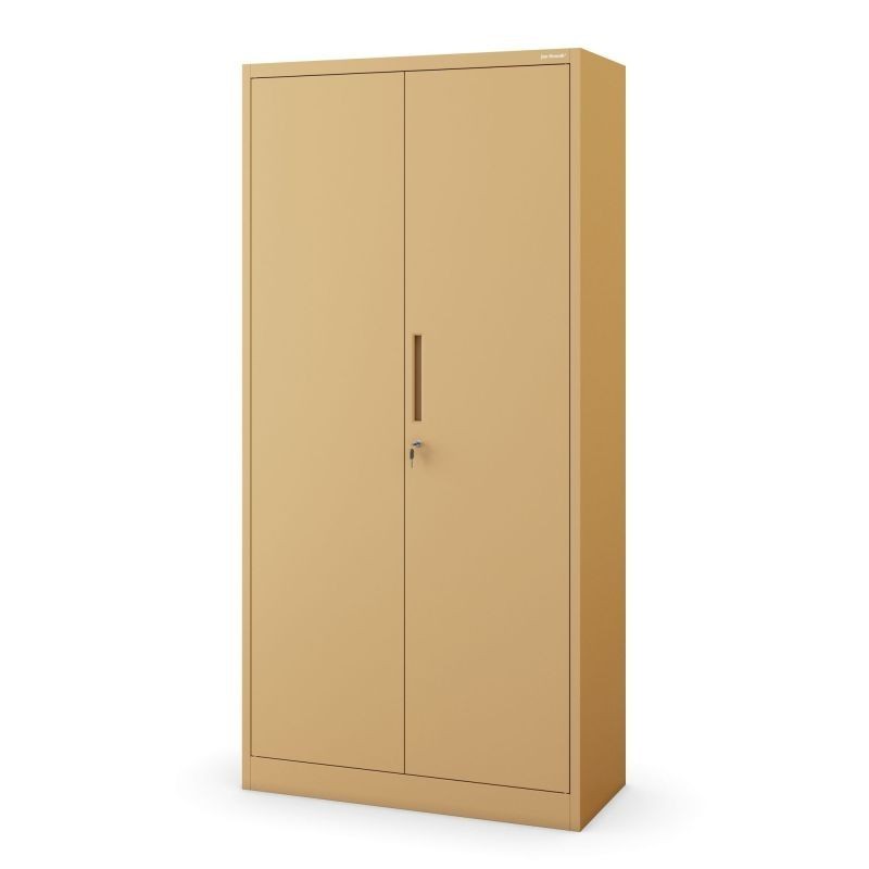 Lukustatav kontorikapp JAN, 900 x 1850 x 400 mm, värske stiil: beež