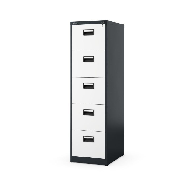 Metallist dokumendikapp SARA V5, 460 x 1630 x 620 mm, antratsiitvalge