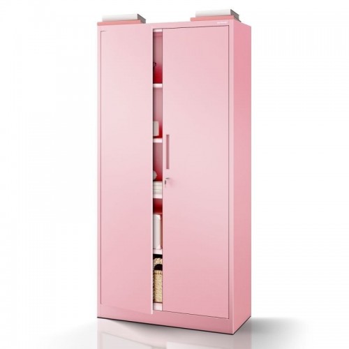 JAN H isiklik dokumendikapp, 900 x 1950 x 400 mm, Fresh Style: puudriroosa