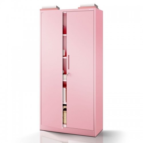 JAN H isiklik dokumendikapp, 900 x 1950 x 400 mm, Fresh Style: puudriroosa