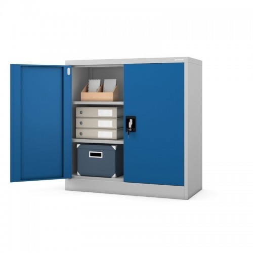 Väike kapp BEATA, 900 x 930 x 400 mm, hallikassinine