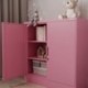 BEATA riiul, 900 x 930 x 400 mm, Fresh Style: puudriroosa