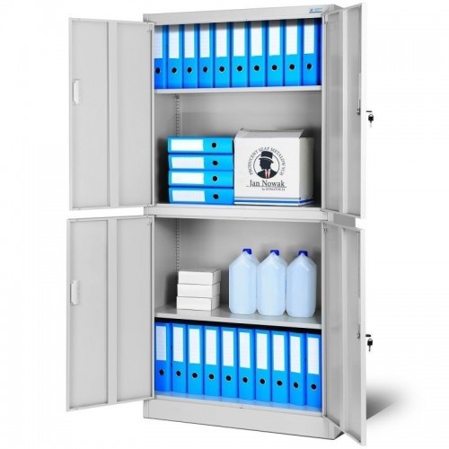 Metallist dokumendikapp MAGDA, 900 x 1850 x 400 mm, hall