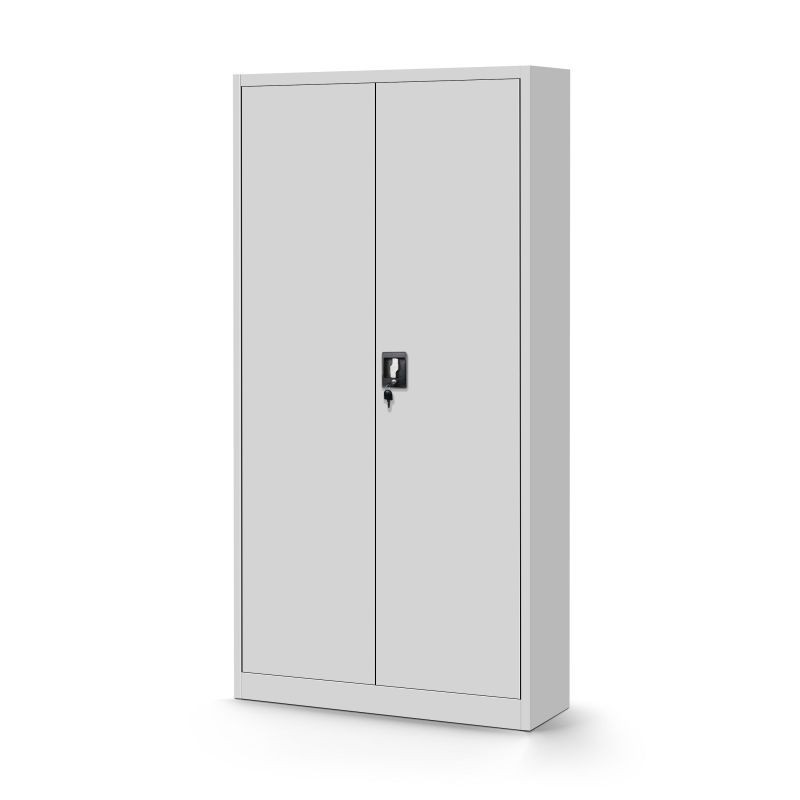 TOMASZ metallist kontorikapp, 900 x 1850 x 450 mm, hall