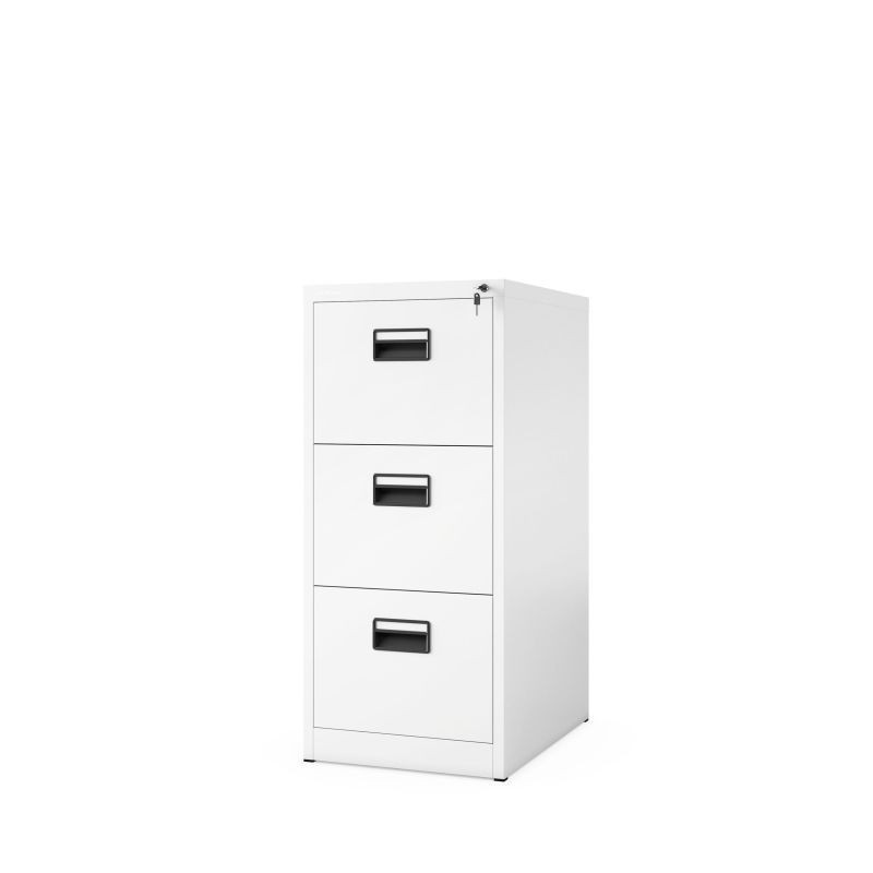 Metallist dokumendikapp SARA V3, 460 x 1020 x 620 mm, valge