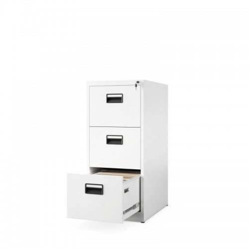 Metallist dokumendikapp SARA V3, 460 x 1020 x 620 mm, valge