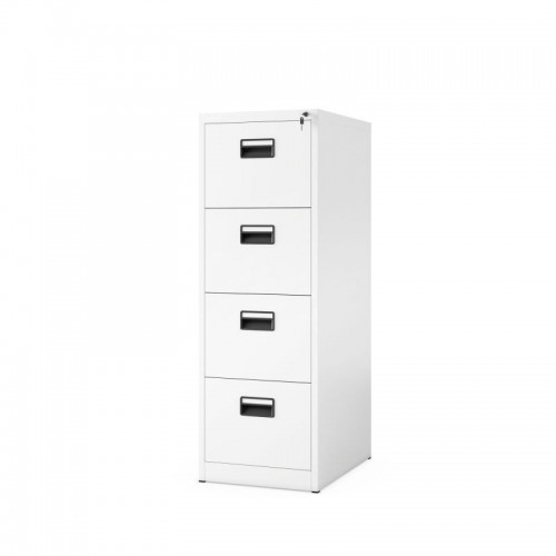 Metallist dokumendikapp SARA V4, 460 x 1320 x 620 mm, valge