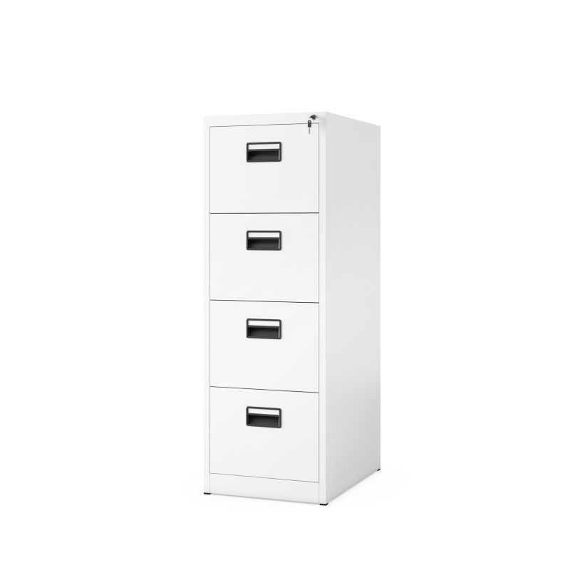 Metallist dokumendikapp SARA V4, 460 x 1320 x 620 mm, valge