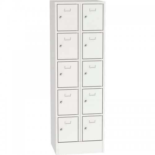 Metallist kapp lukustatavate kastidega