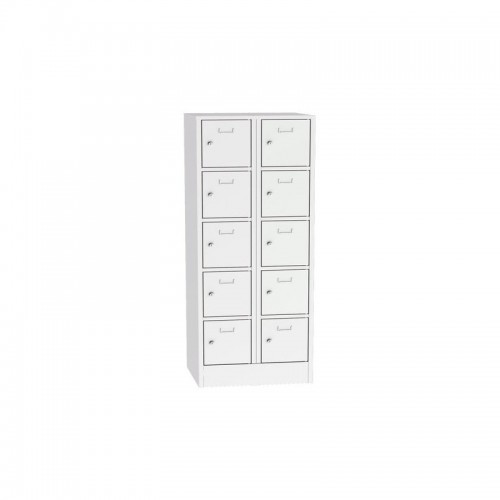 Metallist kapp lukustatavate kastidega