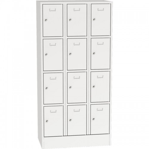 Metallist kapp lukustatavate kastidega