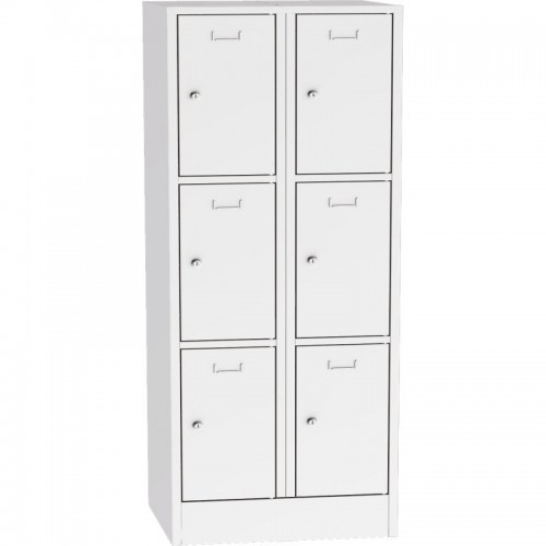 Metallist kapp lukustatavate kastidega