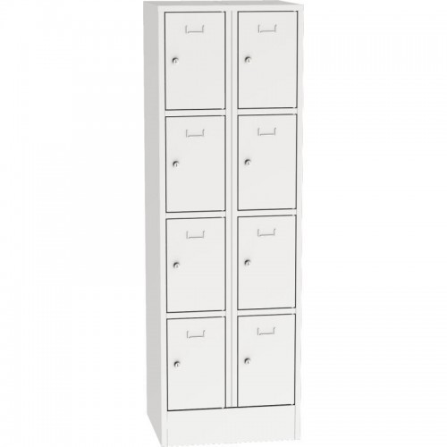 Metallist kapp lukustatavate kastidega