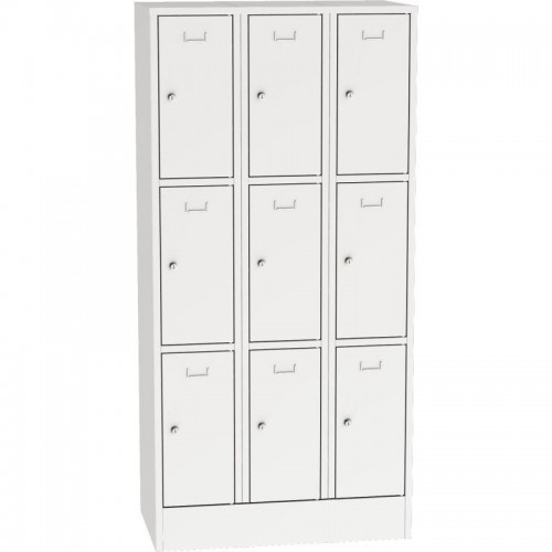 Metallist kapp lukustatavate kastidega