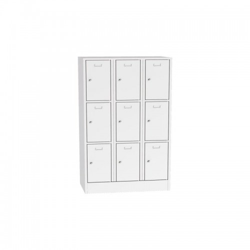 Metallist kapp lukustatavate kastidega