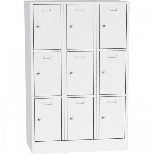 Metallist kapp lukustatavate kastidega