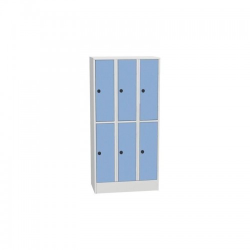 Horisontaalselt jagatav garderoob kompaktlaminaatukstega