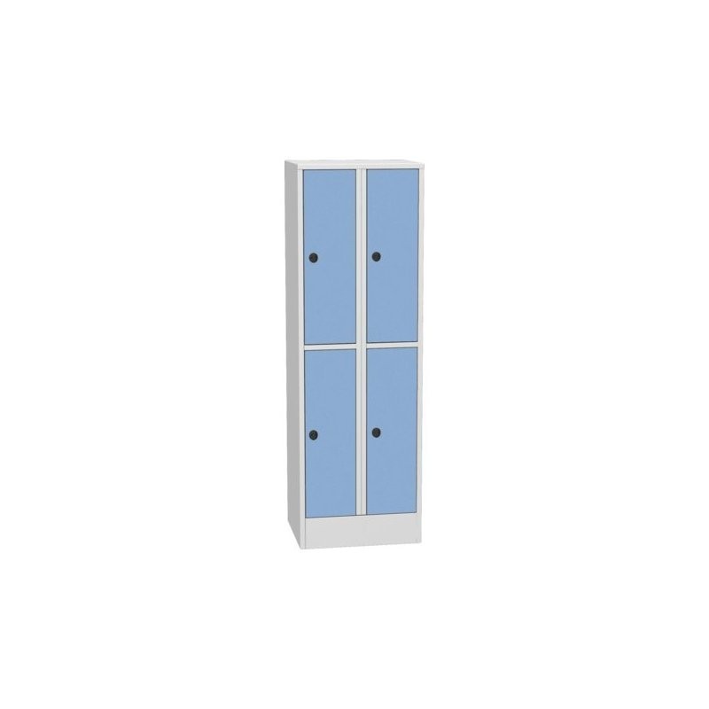 Horisontaalselt jagatav garderoob kompaktlaminaatukstega