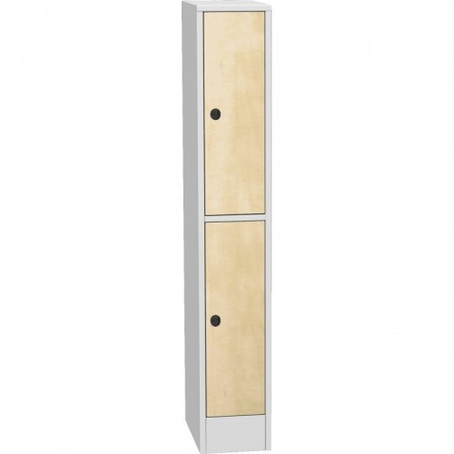 Horisontaalselt jagatav kapp lamineeritud ustega