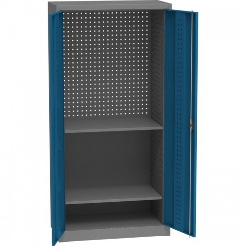 Universaalne töökojakapp DVB perforatsiooni ja 2 riiuliga