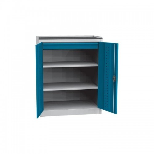 Universaalne töökojakapp DVB perforatsiooniga, 1 sahtli ja 2 riiuliga