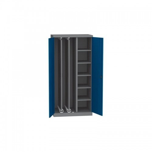 Universaalne töökojakapp väljatõmmatavate paneelidega